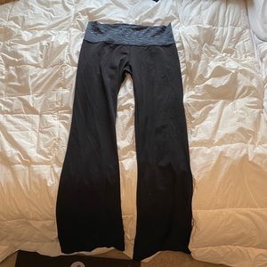 Lululemon flare leg wide waistband yoga pants